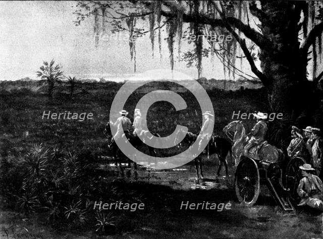 The Spanish-American War: the deadly Palmetto Swamps of Cuba, 1898. Creator: Unknown.
