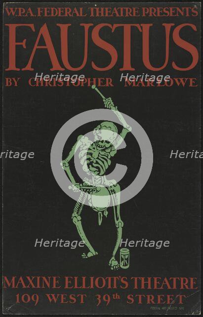 Faustus, New York, [1936]. Creator: Unknown.