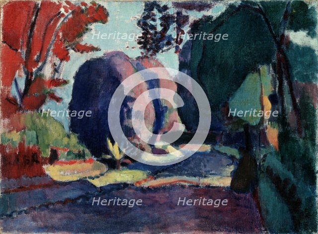 'Jardin du Luxembourg', 1901.  Creator: Henri Matisse.