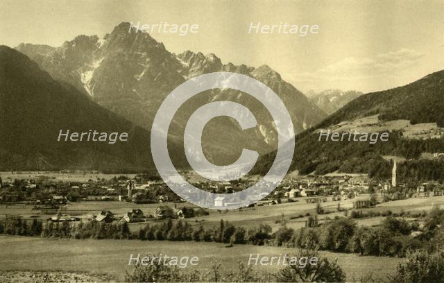 Lienz and the Spitzkofel, Tyrol, Austria, c1935. Creator: Unknown.