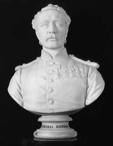Bust of General Charles Gordon, British soldier and administrator, 1886. Creator: William Theed.