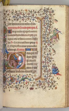 Hours of Charles the Noble, King of Navarre (1361-1425), fol. 278r, St. George, c. 1405. Creator: Master of the Brussels Initials and Associates (French).