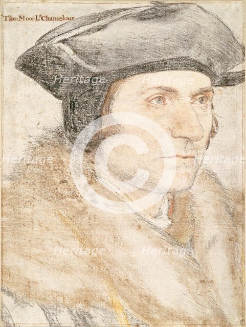 Portrait of Sir Thomas More (1478 -1535), c1526-1527. Creator: Holbein, Hans, the Younger (1497-1543).