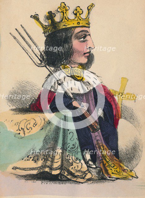 'Richard II', 1856. Artist: Alfred Crowquill.