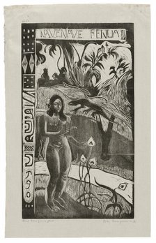 Nave nave fenua (Delightful Land), from the Noa Noa Suite, 1893/94, printed 1921. Creator: Paul Gauguin.