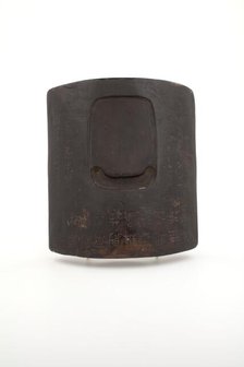 Inkstone in the shape of a Han dynasty roof tile, 16th century. Creator: Unknown.