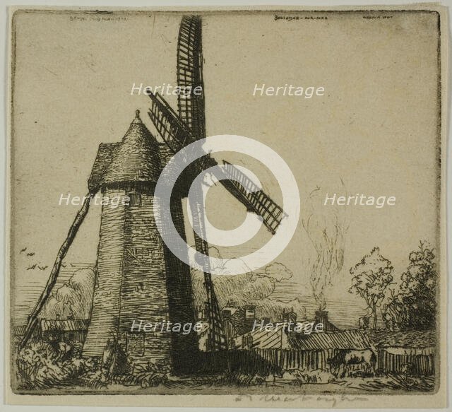 The Windmill, 1902. Creator: Donald Shaw MacLaughlan.