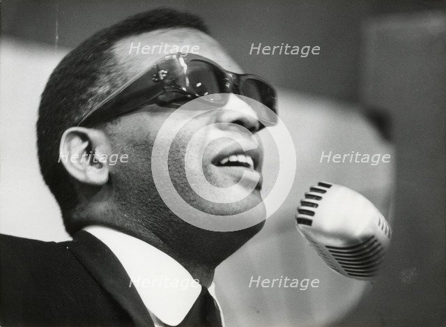 Ray Charles, American musician, Stockholm, Sweden, 1962. Artist: Unknown