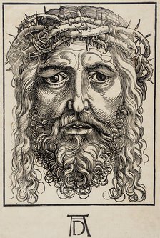 The Head of Christ Crowned with Thorns, c1520. Creator: Sebald Beham.
