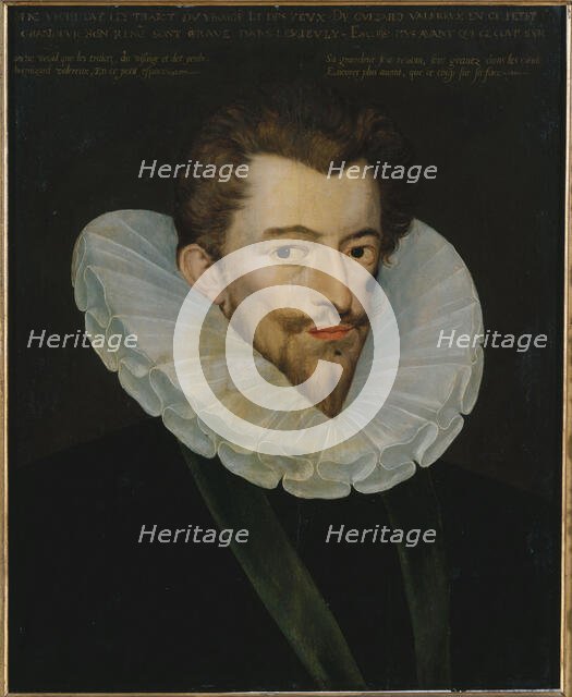 Portrait of Henri I of Lorraine, Duke of Guise, known as Balafre (1550-1588), c1585. Creator: Unknown.