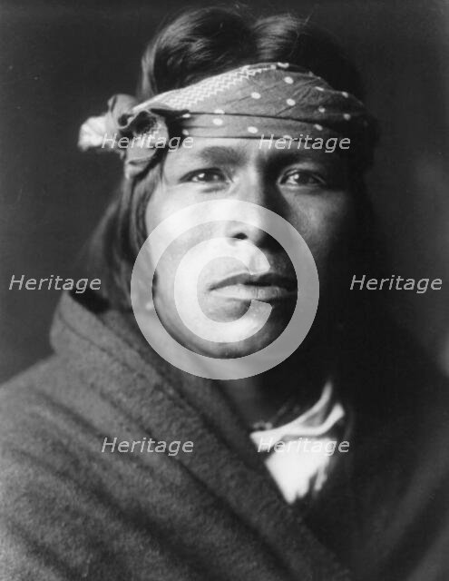 An Acoma man, c1905. Creator: Edward Sheriff Curtis.