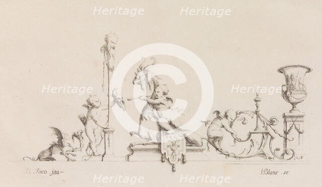 Desseins a Plusieurs Usages Inventés par M. B. Toro, 1718 or after., 1718 or after. Creator: Jean Bernard Toro.