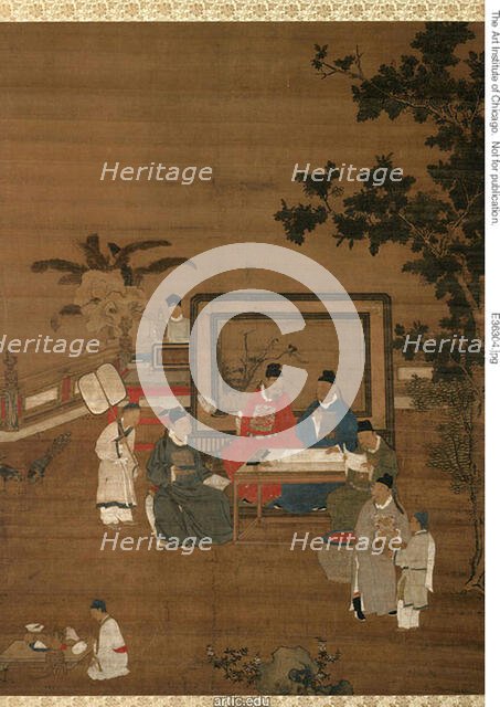 Calligraphy, probably from the set "The Four Accomplishments", Ming dynasty, late 16th/early 17th... Creator: Unknown.