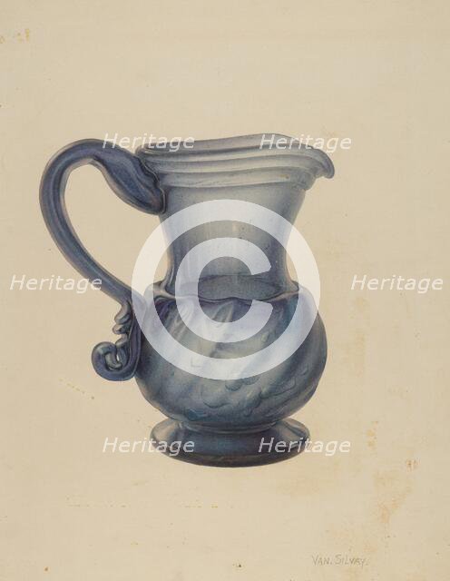 Pitcher, 1935/1942. Creator: Van Silvay.