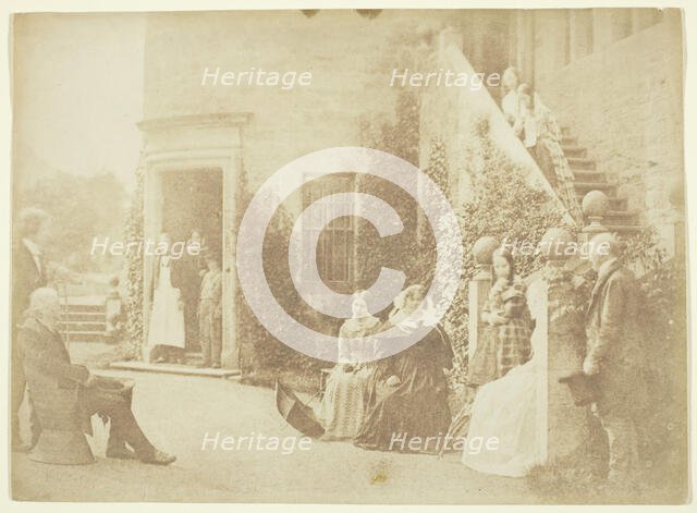 Lord Cockburn at Bonaly, 1846/47. Creators: David Octavius Hill, Robert Adamson, Hill & Adamson.