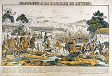 'Napoleon at the Battle of Lutzen', 2 May, 1813. Artist: Unknown