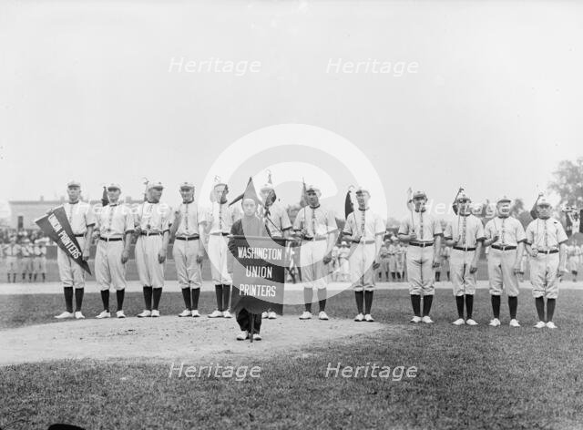 Baseball, Amateur And College - Amateur Parade, 1912. Creator: Harris & Ewing.