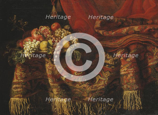 Sumptuous Still Life with Fruit, c17th century. Creator: Unknown.