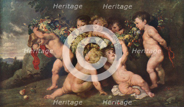'Garland of Fruit', 1615-17 (c1927). Artist: Peter Paul Rubens.