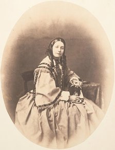 Miss Macrae of Inverinate, Wife of Horatio Ross, ca. 1858. Creator: Horatio Ross.