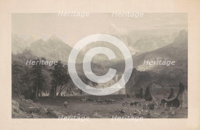 The Rocky Mountains, 1866. Creator: James Smillie.