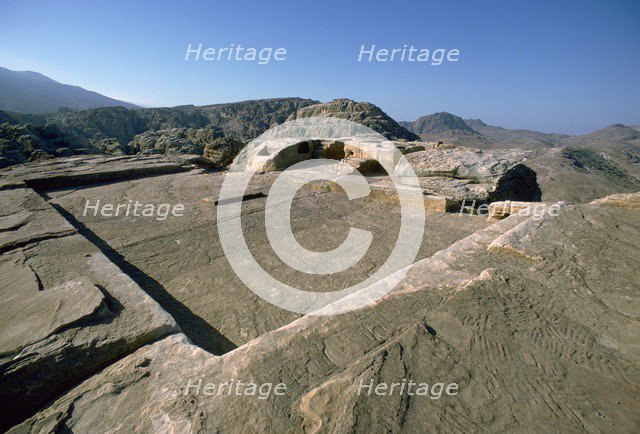 High place of sacrifice on the Attuf ridge. Artist: Unknown