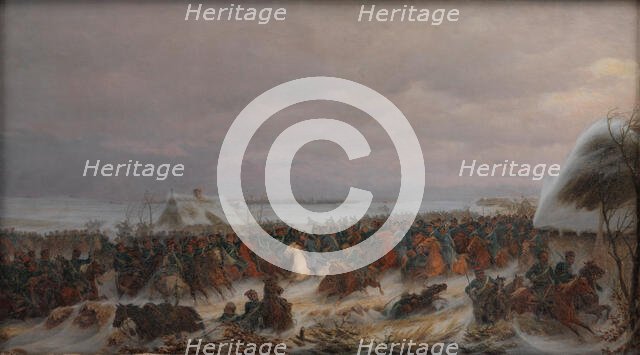 The Skirmish at Vorbasse February the 29th, 1864, 1877. Creator: Jorgen Sonne.