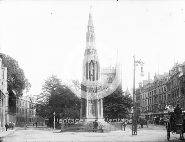 Martyrs Memorial, St Giles, Oxford, Oxfordshire, c1860-c1922. Artist: Henry Taunt