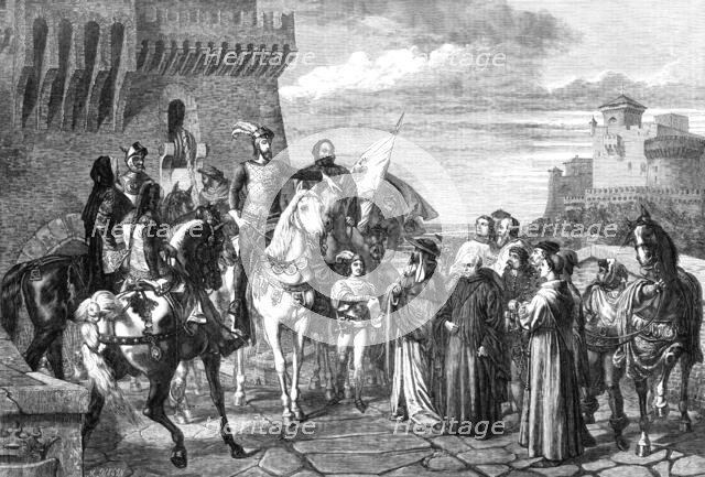 "Bernabo Visconti, Duke of Milan...", by Giannetti, in the Crystal Palace Exhibition, 1869. Creator: Mason Jackson.