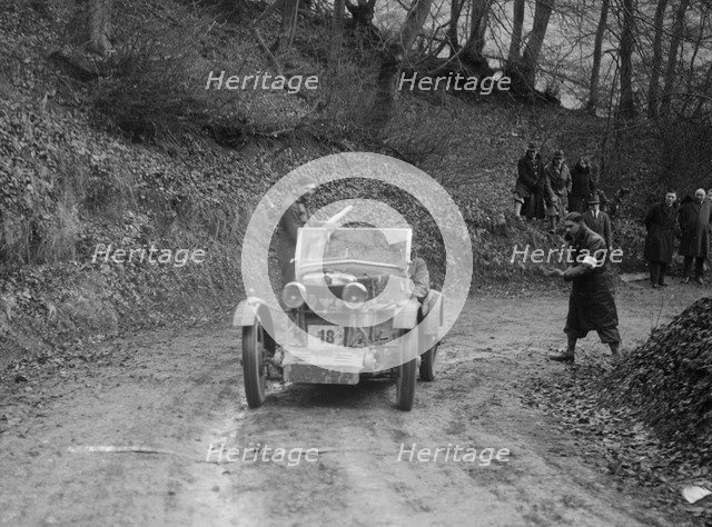 MG M Type 12/12 replica of Viscount Curzon, MG Car Club Trial, Waterworks Hill, Tring, 1931. Artist: Bill Brunell.