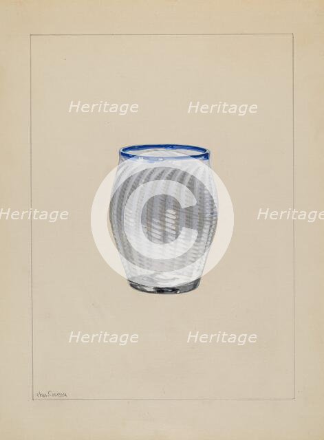 Tumbler, c. 1936. Creator: Charles Caseau.