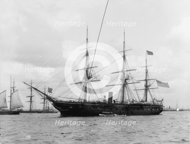 U.S.S. Pensacola, between 1890 and 1901. Creator: Edward H Hart.