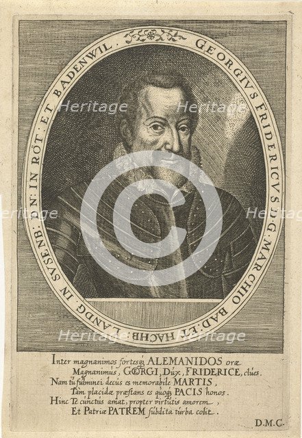 George Frederick of Baden-Durlach (1573-1638), c. 1610. Artist: Custos, Dominicus (1560-1612)