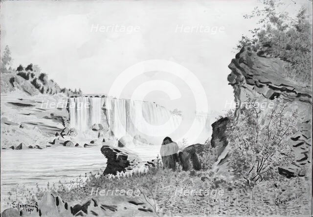 Niagara Falls, 1891. Creator: Louis Michel Eilshemius.