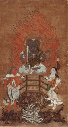 Buddhist Deity Fudo, 19th century. Creator: Unknown.