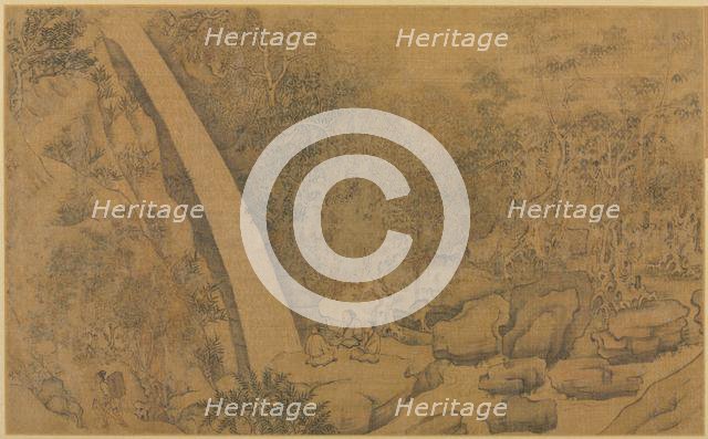 Dwelling in the Longmian ("Sleeping Dragon") Mountains, 1100s-1200s. Creator: Li Gonglin (Chinese, c. 1049-1106), follower of.