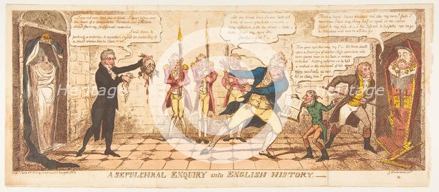 A Sepulchral Enquiry into English History, June 1, 1813. Creator: George Cruikshank.