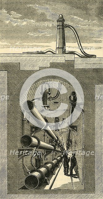 'Interior of Subway, Holborn Viaduct', c1876. Creator: Unknown.