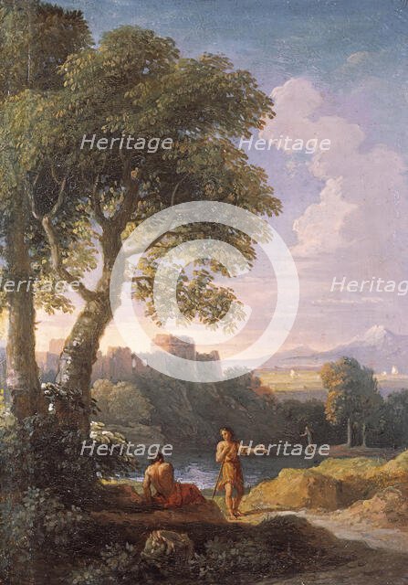 Landscape of the Roman "Compagna", c1700-1740. Creator: Jan Frans van Bloemen.