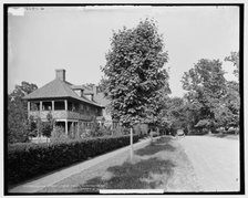 Lenox Street, Chevy Chase, Washington, D.C. i.e. Maryland, between 1900 and 1906. Creator: Unknown.