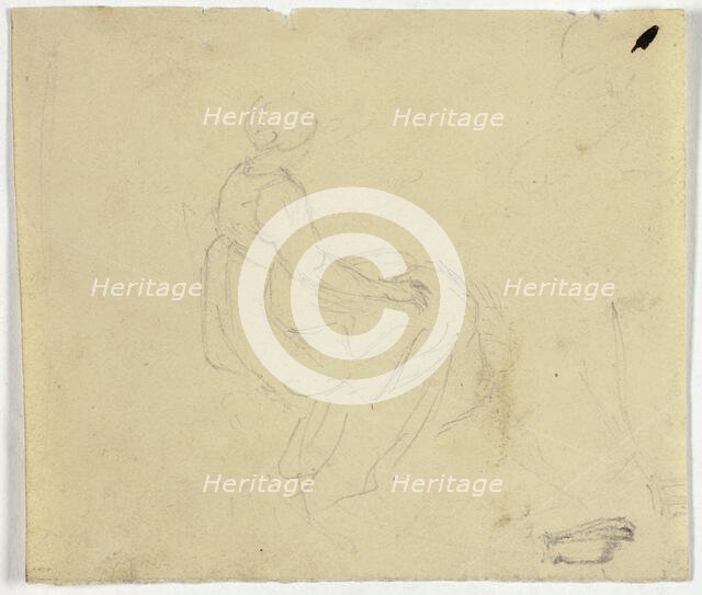 Woman Sitting, n.d. Creator: William Henry Pyne.