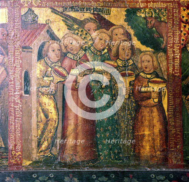 Seven Angels with Seven Vials, 14th-15th century. Artist: Master Bertram of Hamburg.