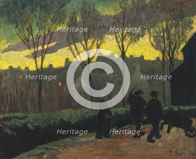 Evening, before 1906. Creator: Sérusier, Paul (1864-1927).