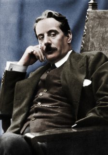 Giacomo Puccini (1858-1924), Italian composer, 1910. Artist: Unknown.