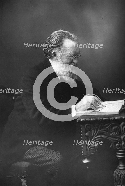 Justin McCarthy (1830-1912), Irish politician, historian and novelist, 1893.Artist: W&D Downey