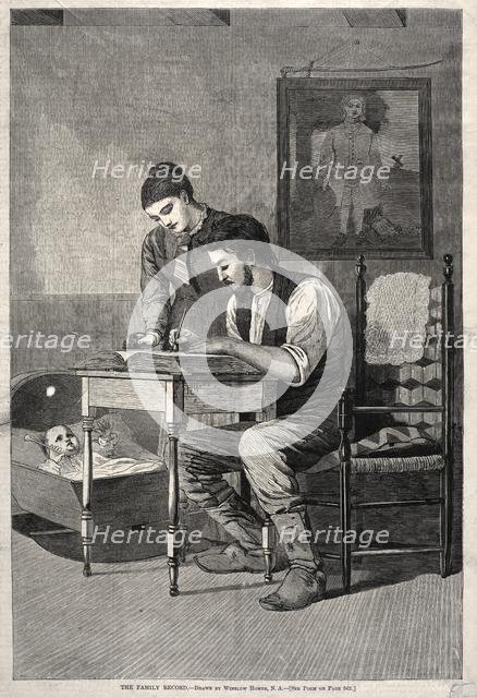 The Family Record, 1875. Creator: Winslow Homer (American, 1836-1910).