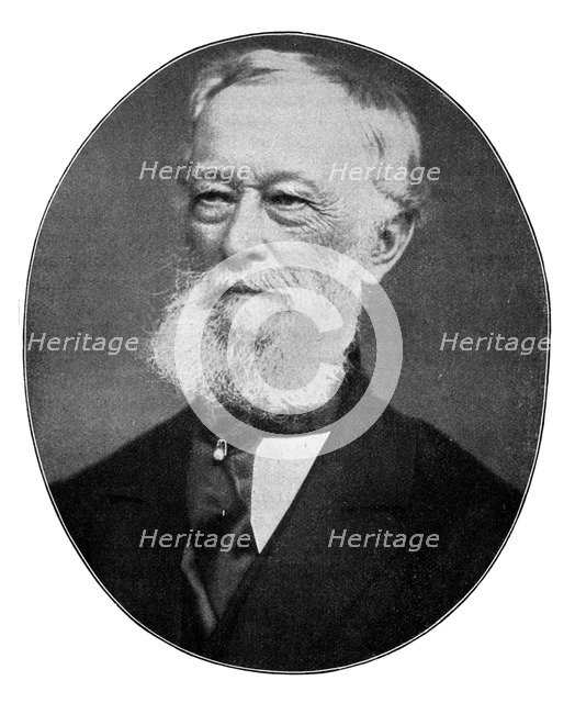 Alfred Krupp, 19th century German metallurgist and industrialist, (1900). Artist: Unknown