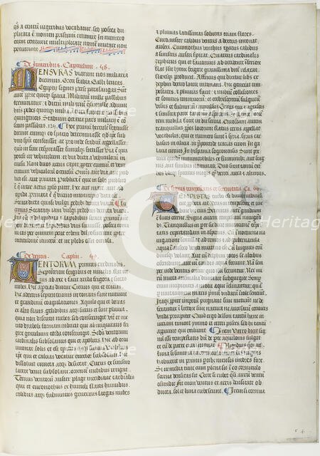 Folio Twenty from Burchard of Sion's De locis ac mirabilibus mundi, or an Illuminated G..., c. 1460. Creator: Burchard of Mount Sion.