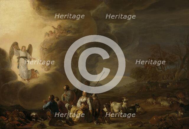 The annunciation to the shepherd, 1630-1650. Creator: Cornelis Saftleven.