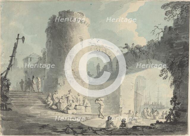 Port Scene. Creator: Claude-Joseph Vernet.